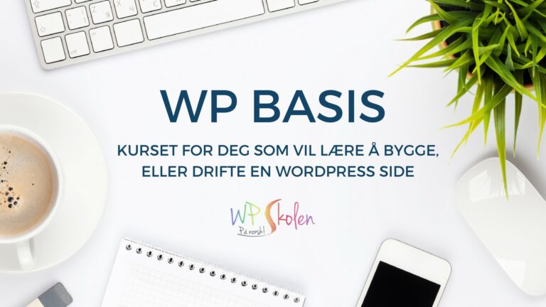 WP Basis - WordPress kurs