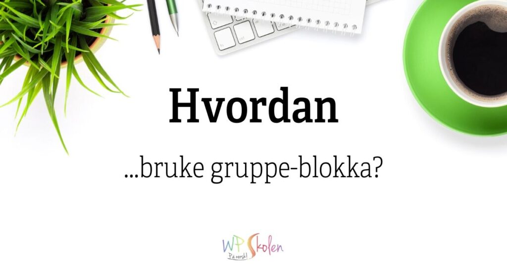 Hvordan i WordPress